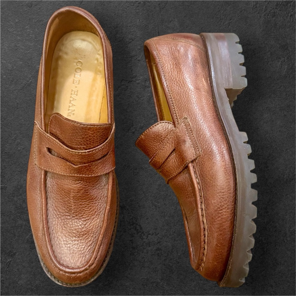 Cole Haan Brown Leather Loafers